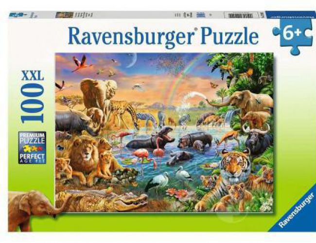 RAVENSBURGER PUZZLE WATERHOLE 100 pc