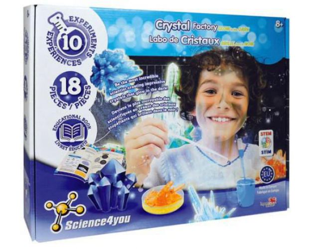 SCIENCE4YOU CRYSTAL FACTORY GLOW IN THE DARK