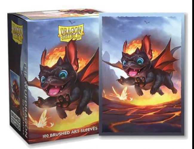 DRAGON SHIELD BRUSHED ART SLEEVES - THE WUFDRAGON