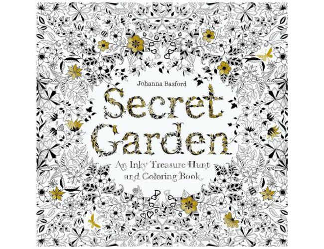 SECRET GARDEN INKY TREASURE HUNT COLOURING BOOK