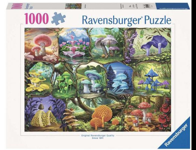 RAVENSBURGER 1000 PCS PUZZLE - BEAUTIFUL MUSHROOMS