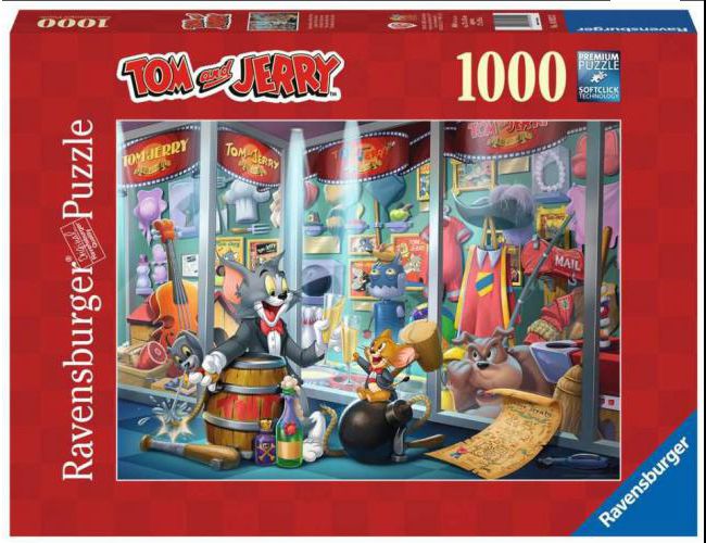 RAVENSBURGER 1000 TOM & JERRY HALL OF FAME