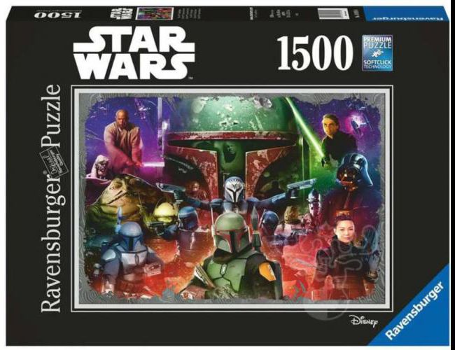 RAVENSBURGER 1500PC : STAR WARS BOBA FETT - BOUNTY HUNTER