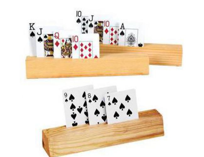 WOODEN CARD HOLDERS - 2 x 9'