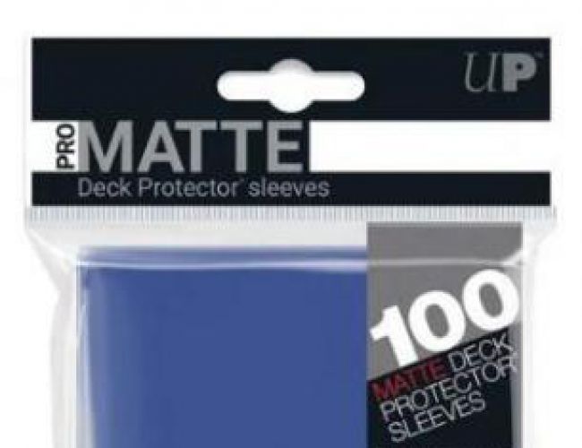 UP DP MATTE BLUE SLEEVES - 100 COUNT