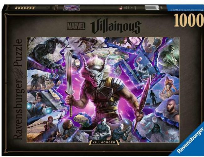 RAVENSBURGER PUZZLE 1000 MARVEL VILLAINOUS KILLMONGER