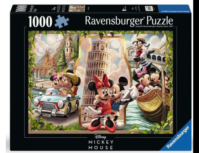 RAVENSBURGER PUZZLE 1000 PCS VACATION MICKEY & MINNIE