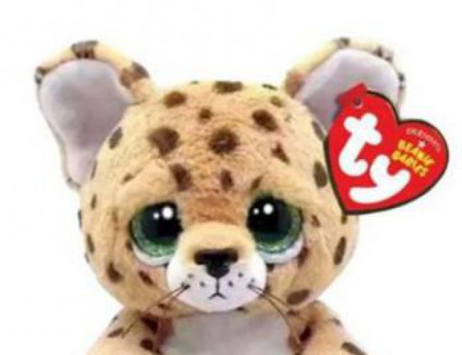 TY BEANIE BOOS - LLOYD LEOPARD (LARGE)