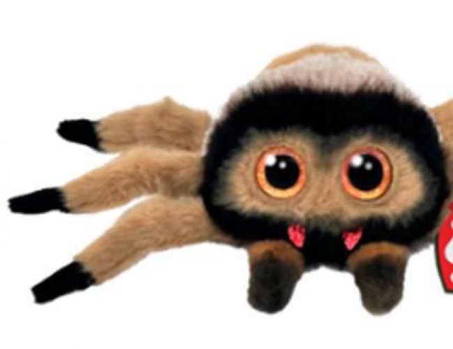 TY BEANIE BOOS GOODFREY SPIDER TAN