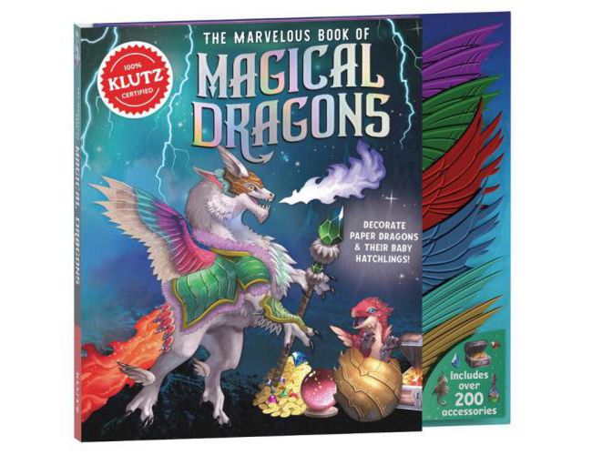 KLUTZ: MARVELOUS BOOK OF MAGICAL DRAGONS