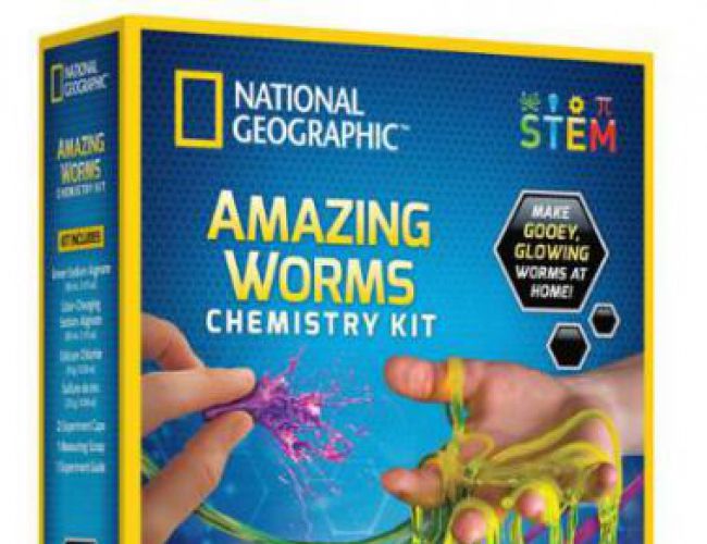 NATIONAL GEOGRAPHIC - AMAZING WORMS CHEMISTRY KIT