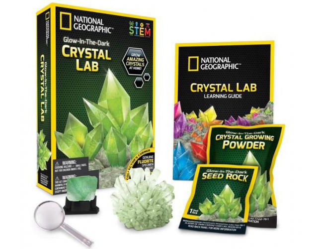 NATIONAL GEOGRAPHIC GLOW IN THE DARK CRYSTAL LAB