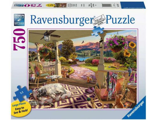 RAVENSBURGER 750 LARGE PCS - COZY FRONT PORCH