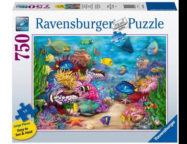 RAVENSBURGER 750 LARGE PCS - TROPICAL REEF LIFE