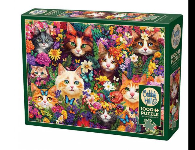 COBBLE HILL 1000 PC BLOOMING WHISKERS