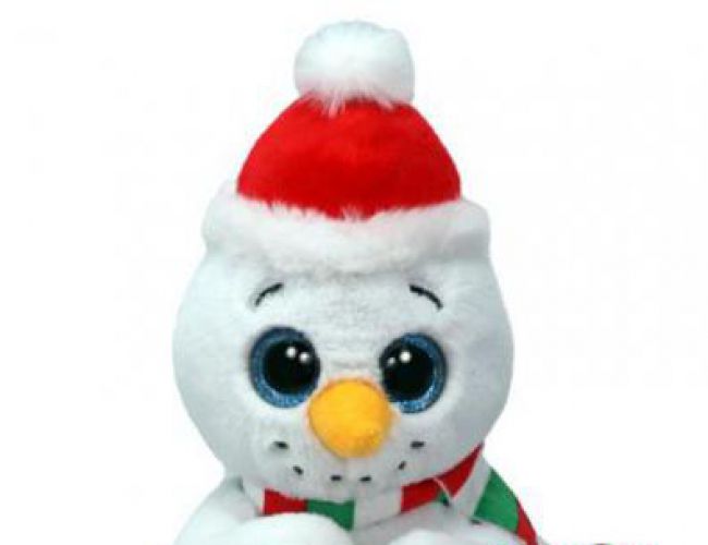 TY BEANIE BOOS BRRRNARD SNOWMAN BELLY REG