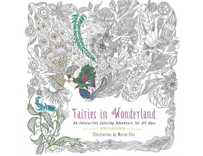 FAIRIES IN WONDERLAND COLOURING BOOK