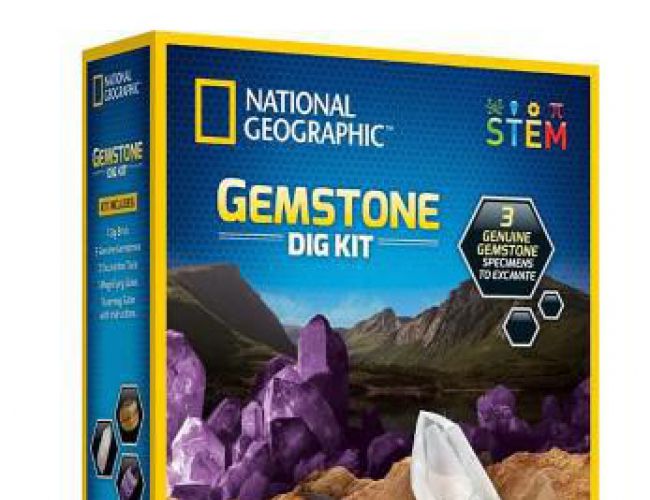 NATIONAL GEOGRAPHIC GEMSTONE DIG KIT