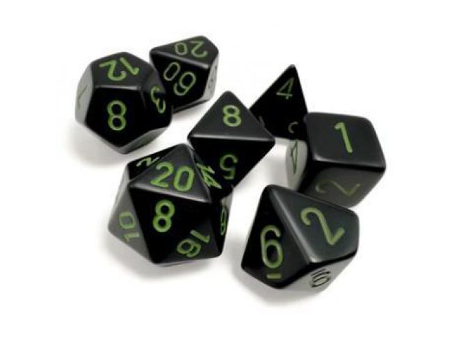 CHX25458 OPAQUE 7-DIE SET BLACK/GREEN