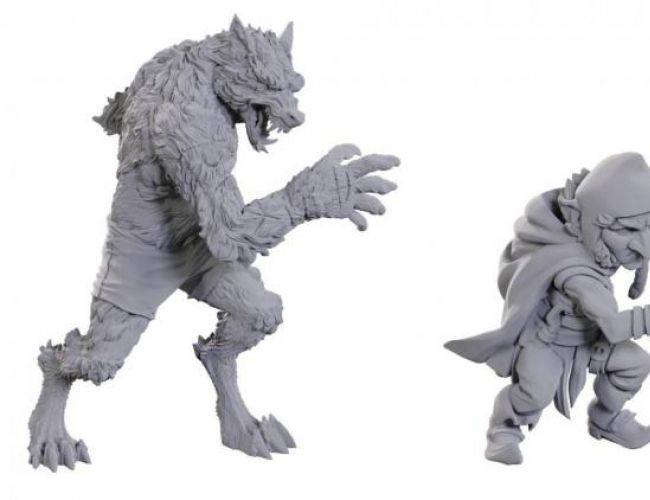 CR UNPAINTED MINIS WV23 CHETNEY POCK O'PEA & WEREWOLF