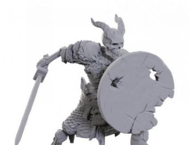 DND UNPAINTED MINIS WV23 TIEFLING SKELETON