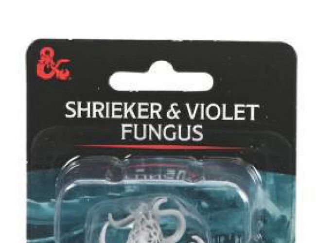 DND UNPAINTED MINIS WV21 SHRIEKER & VIOLET FUNGUS