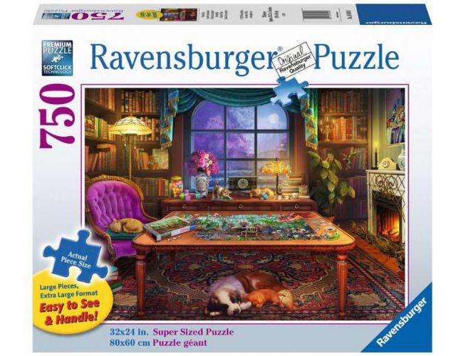 RAVENSBURGER 750 PUZZLER'S PLACE