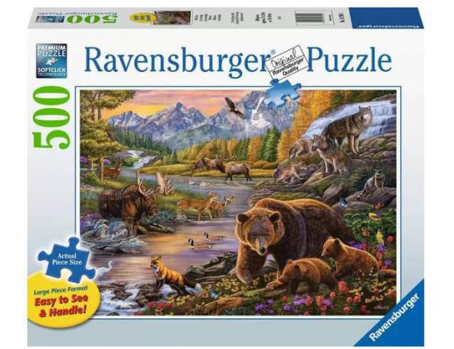 RAVENSBURGER LARGE PIECE 500: WILDERNESS