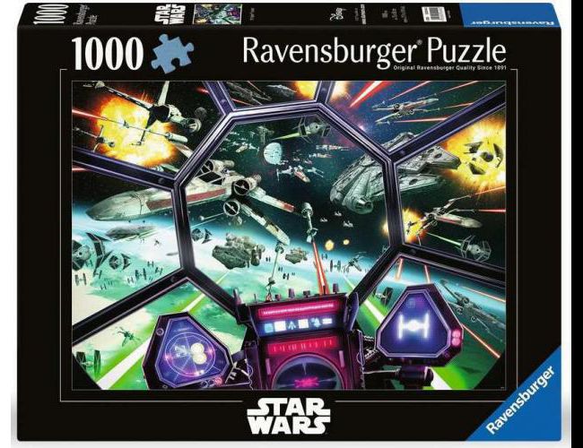 RAVENSBURGER PUZZLE 1000: STAR WARS TIE FIGHTER