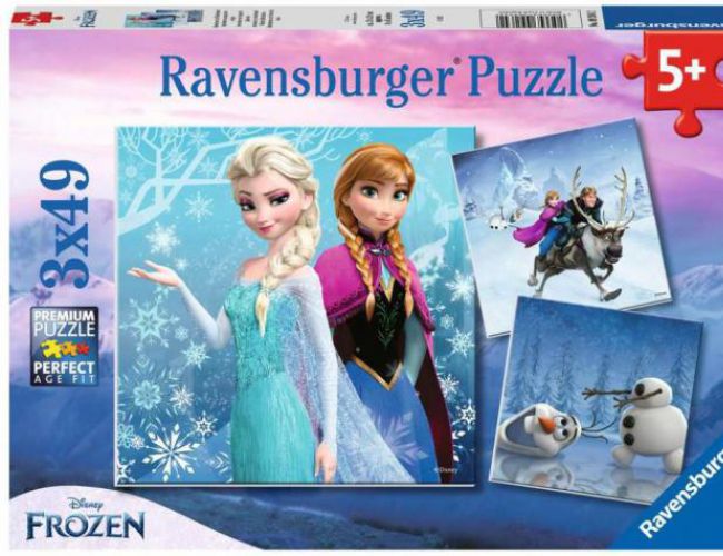 RAVENSBURGER 3x49 PCS FROZEN WINTER ADVENTURES