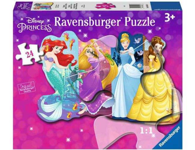 RAVENSBURGER PUZZLE: 24 PCS PRETTY PRINCESSES