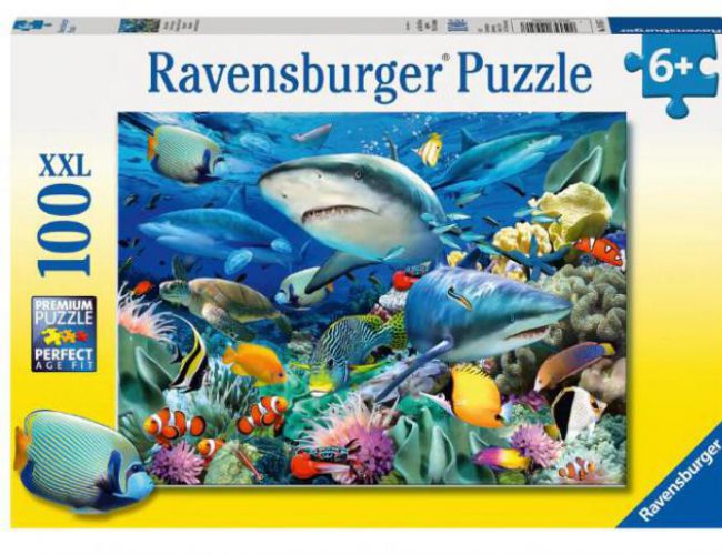 SHARK REEF 100PC PUZZLE