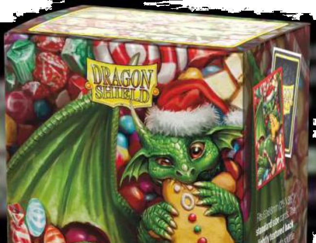 DRAGON SHIELD SLEEVES BRUSHED ART CHRISTMAS 2024