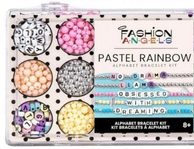 FASHION ANGELS - BEAD SET - PASTEL RAINBOW