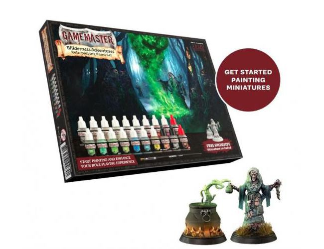 GAMEMASTER WILDERNESS ADVENTURES ROLE-PLAYING PAINT SET