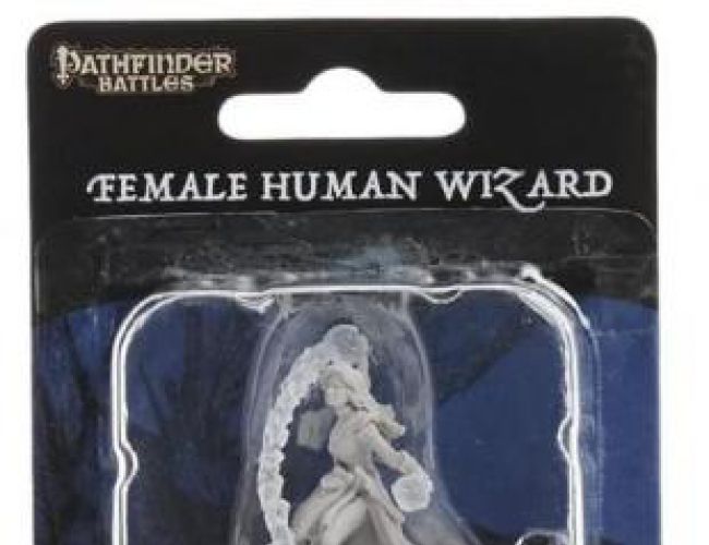 PF UNPAINTED MINI WV6 FEMALE HUMAN WIZARD