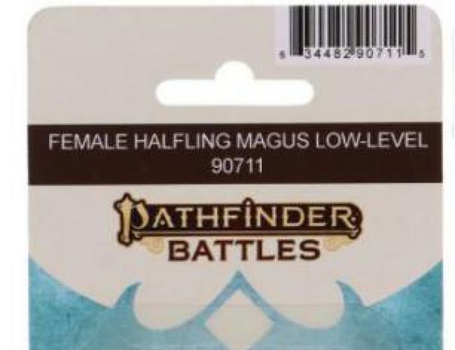 UNPAINTED MINIS: LOW-LEVEL MAGUS HALFLING FEMALE