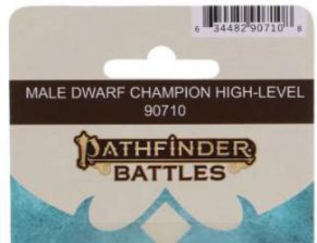UNPAINTED MINIS: HIGH-LEVEL CHAMPION DWARF MALE