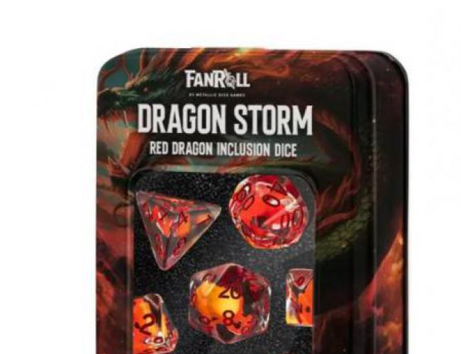 RESIN 7-DIE SET DRAGON STORM RED DRAGON INCLUSION