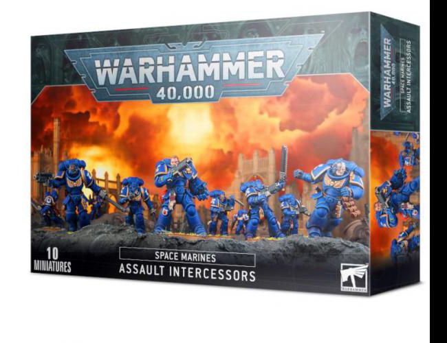 SPACE MARINES ASSAULT INTERCESSORS (MSRP $75)