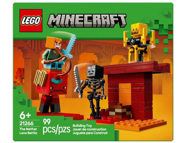 LEGO® 21266 Minecraft The Nether Lava Battle