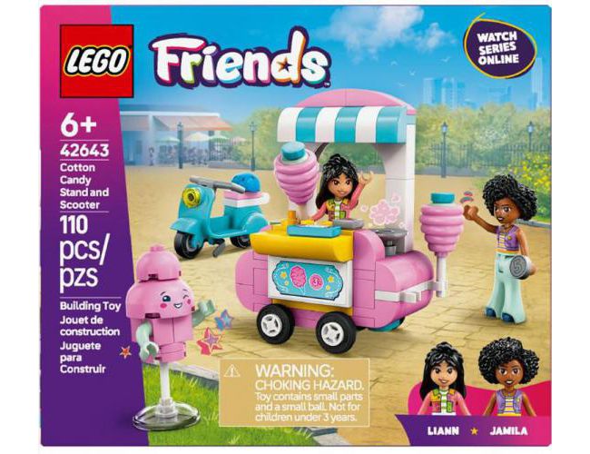 LEGO® 42643 Friends Cotton Candy Stand and Scooter