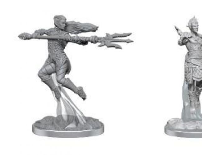 WIZKIDS UNPAINTED MINIS WV 20: SEA ELF FIGHTERS