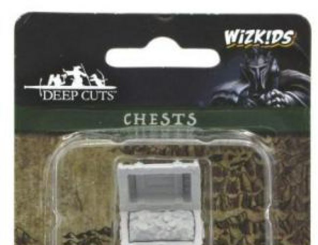 WIZKIDS UNPAINTED MINIS: CHESTS