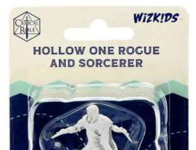 CR UNPAINTED MINIS HOLLOW ONE ROGUE AND SORCERER