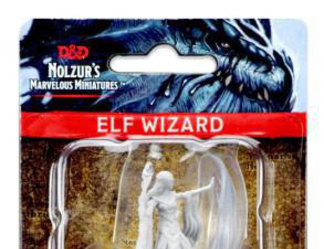 D&D UNPAINTED MINIS: ELF WIZARD