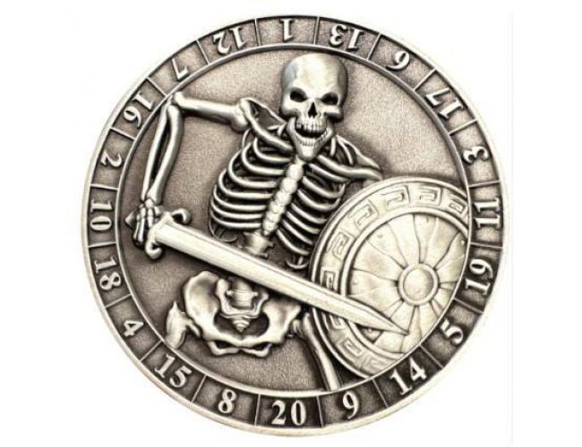 DICE COIN D20 SKELETON