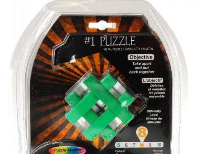 #1 PUZZLE - GREEN METAL