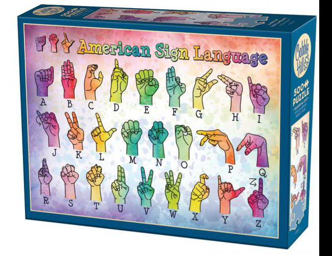 COBBLE HILL 500 PCS AMERICAN SIGN LANGUAGE