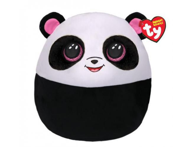 TY SQUISHY BEANIE - BAMBOO PANDA (10')